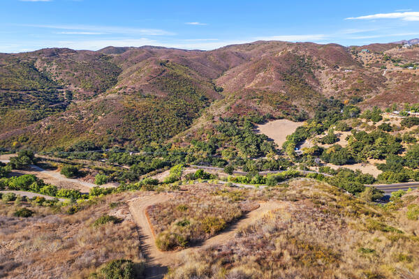 0 Foose Road, aerial photograph: north toward decker canyon